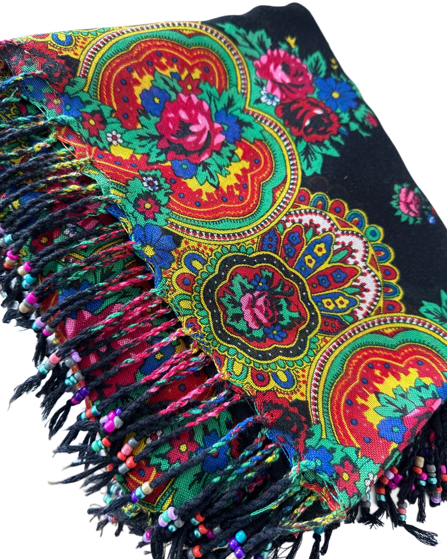 Kêfî with Pearls - Kurdish Scarf