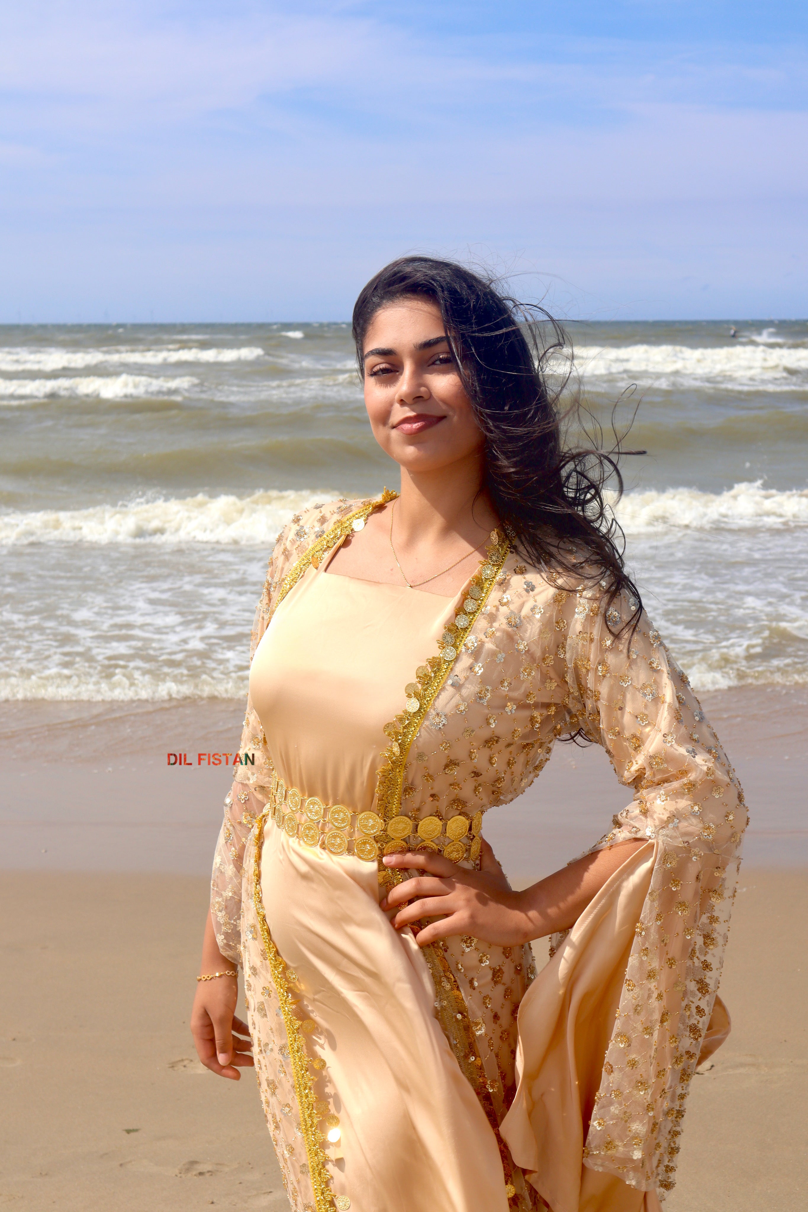 Nazar - Blue Kurdish Dress dil fistan Nazar - Blue Kurdish Dress dil fistan
