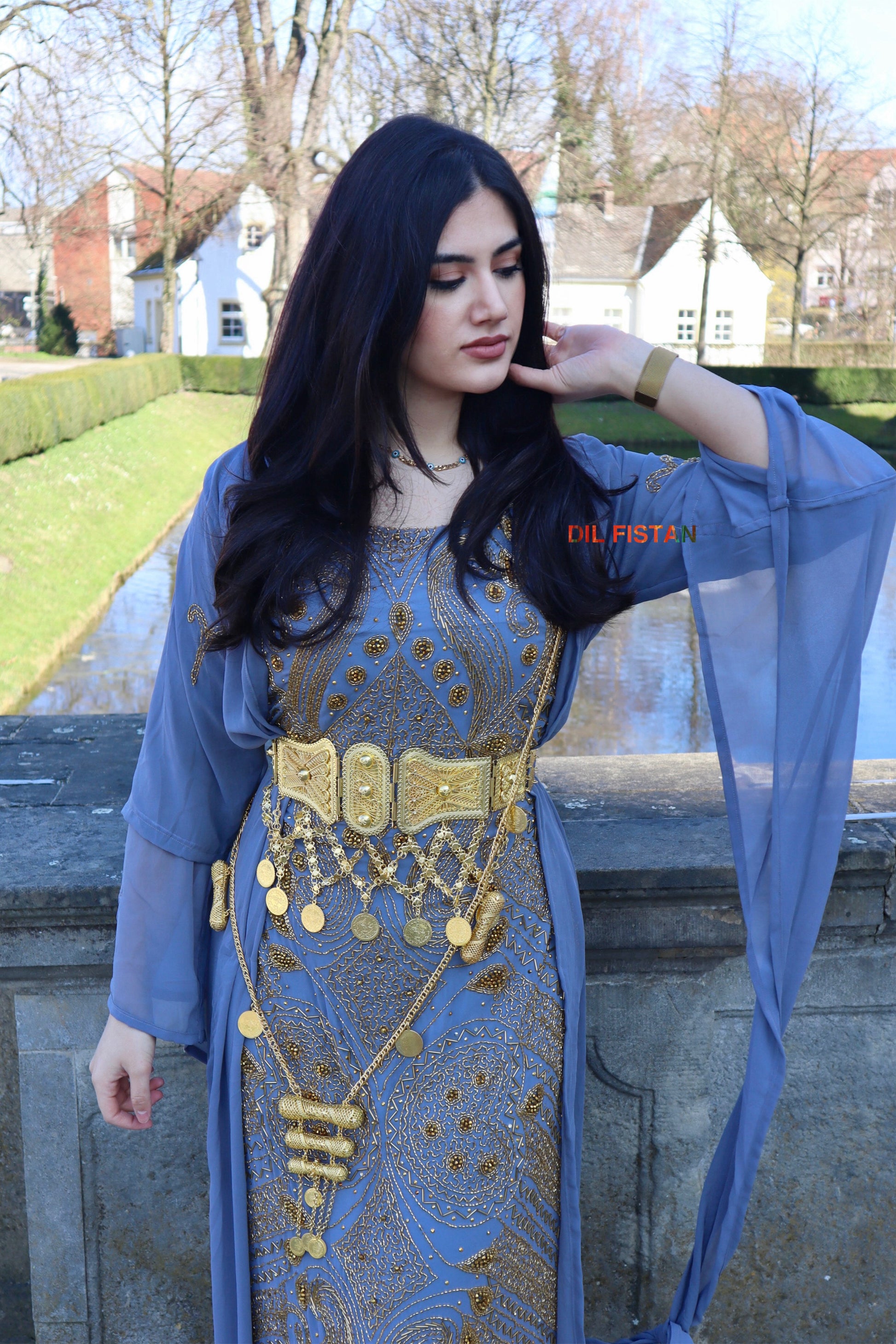 blue kurdish dress Stunning NavyBlue Dress for Kurdish Wedding in Malm
