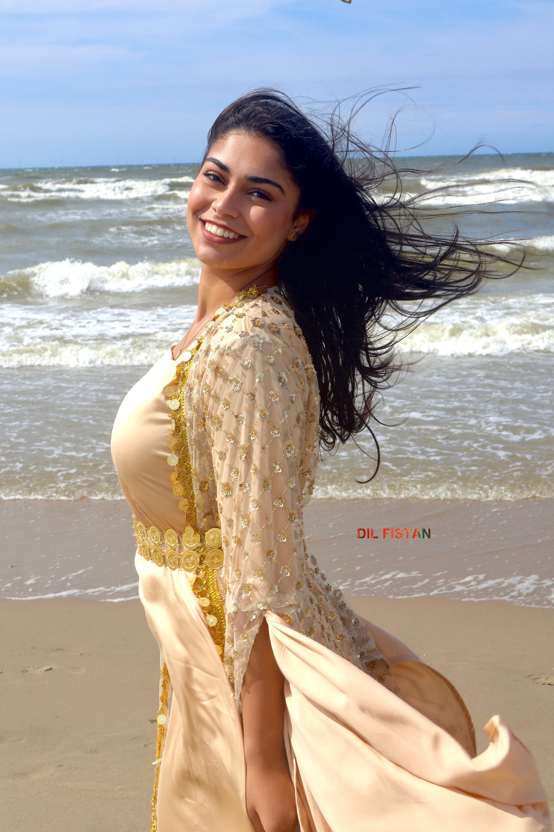 Nazar - Blue Kurdish Dress dil fistan Nazar - Blue Kurdish Dress dil fistan