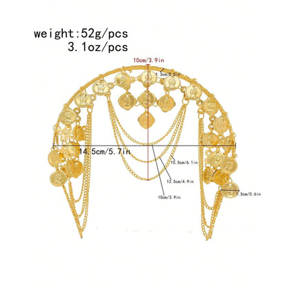 Serre-tête à pièces d'or